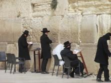 Betende Juden an der Klagemauer