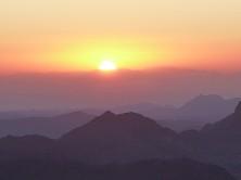 Sonnenaufgang über dem Sinai