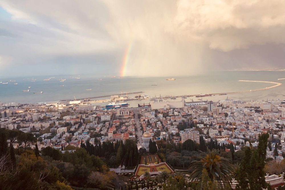 Blick über Haifa