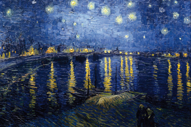 Vincent van Gogh Sternenklare Nacht über der Rhone